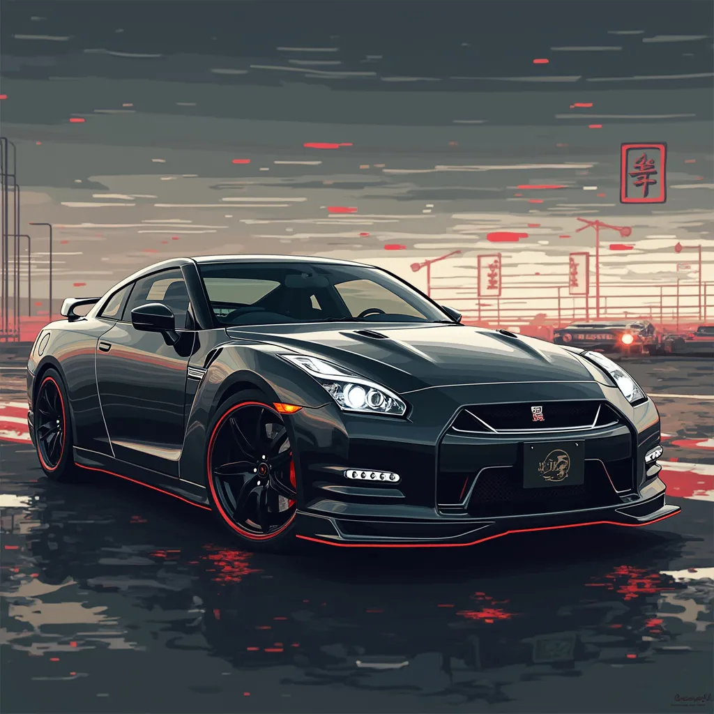 Diseño Nissan GTR Japón